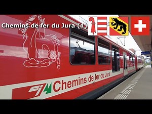 Chemins de fer du Jura (1) Tavannes - Le Noirmont April 2024 (4K) #switzerland #railway #Jura