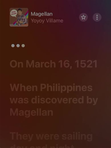 Explore Magellan's Legacy with Yoyoy Villame's Song
