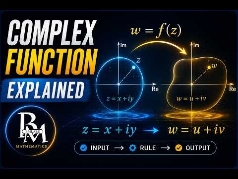 Complex Function Explained | Functions of a Complex Variable