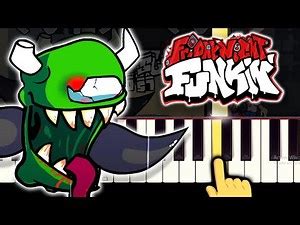 Ejected - Friday Night Funkin' VS Impostor V3 - EASY Piano tutorial