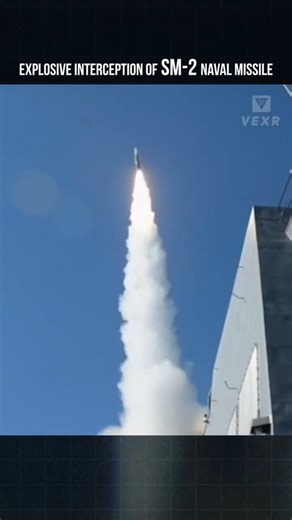 Explosive Interception of "SM-2" Naval Missile