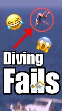 Diving Fails!! Crazy mistakes😱#shorst