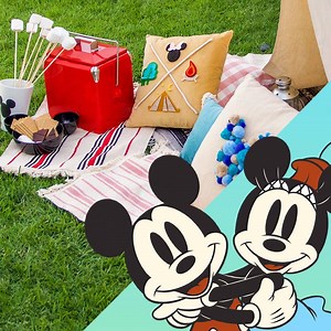 Spend your #DisneyWeekend outside with a magical Mickey Mouse and Minnie Mouse backyard campout: | Disney Family