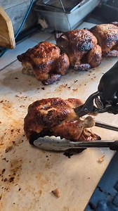 Whole Peruvian rotisserie chicken from Korean owned restaurant Inca Chicken in Brooklyn NY | JonathanChoi1