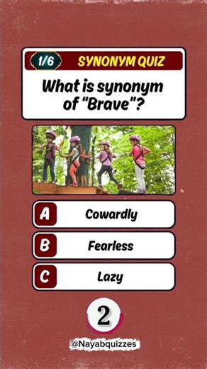 🧠 Synonym Challenge: Can You Guess All 5? #NayabQuizzes #English #Quiz