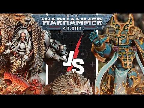 *NEW!* Space Wolves vs Thousand Sons | Warhammer 40k Battle Report