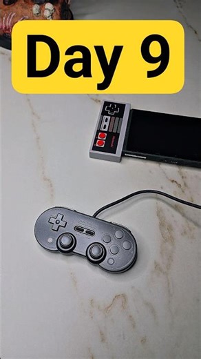 Comparing controllers DAY 8 8BitDo SN30 Pro vs. NES classic #nes #8bitdo