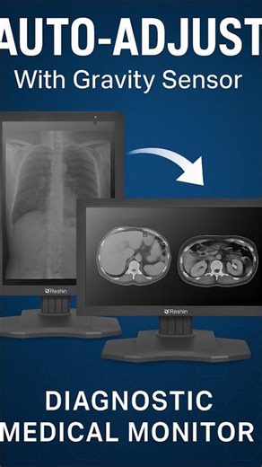 Diagnostic Monitors Auto-Adjust with Gravity Sensor | Portrait to Landscape