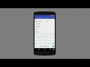 Android AutoComplete Search Suggestions Demo