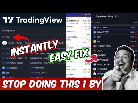 Put Multiple Stocks in Watchlist at Once (TRADINGVIEW Hack)