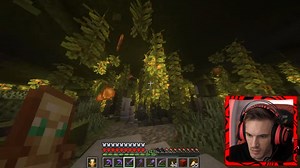 "This is the prettiest update" - PewDiePie amazed after exploring Minecraft Caves and Cliffs Part 2