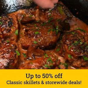 Save up to 50% on all cast iron skillets, plus get storewide deals when you shop in-person at the Lodge Factory Store! | Lodge Cast Iron