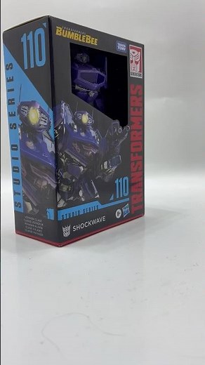 Transformers Studio Series 110 Shockwave unboxing