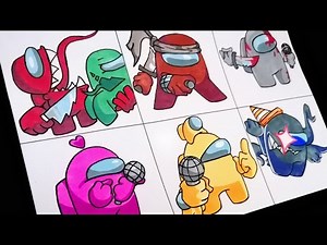 DRAWING THE IMPOSTERS V4 FROM FRIDAY NIGHT FUNKIN | DRAWING MODS PART #23 | IMPOSTOR V4