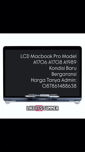 Layar MacBook kamu bergaris, flickering, atau mati total? 🤔 Gak perlu ganti unit baru! Ganti LCD-nya aja di sini. Ready stock untuk model A1706, A1708, & A1989. Kondisi Brand New & pastinya Bergaransi! ✨ Kualitas tajam, warna akurat, kerja jadi nyaman lagi. 💻 Harga? Langsung klik link di bio atau tanya admin sekarang! 📩 #ServiceMacBook #LCDMacBook #MacBookPro #AppleService #A1706