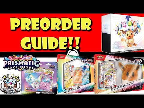 Prismatic Evolutions PreOrder Guide! Biggest Pokémon Set in Years! (Pokémon TCG Buyer's Guide)