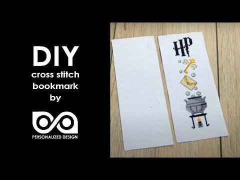 DIY cross stitch bookmark by Personalized.Design