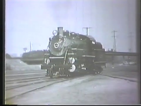 M&STL, steam locomotive at Peoria, IL, 1930's
