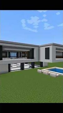 ⛏️Minecraft Modern Bid House Tour 🏠 The Construction Method Is In The Video In The Description⬇️