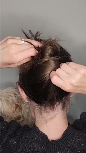 Easy 60 Second Hair Stick Style