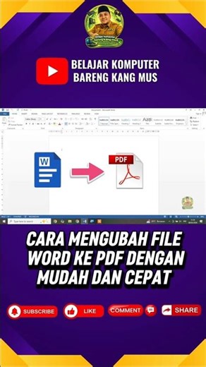 Cara Mengubah File Word ke PDF Paling Mudah (Tanpa Aplikasi)