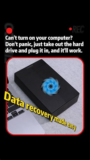 Computer won't turn on? Don't panic, just remove the hard drive and plug it back into the enclosure.