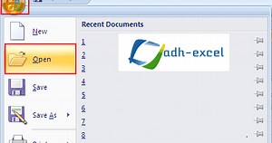 Cara Membuka File Excel Dengan Menu Open, Double Klik dan Klik Kanan