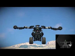 VR Motion Capture Controlled Wheeled Mech - Demo 1 | Space Engineers