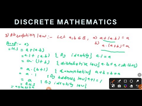 Lec -03) Absorption law||Boolean algebra||properties||theorems||discrete mathematics||NEP||important