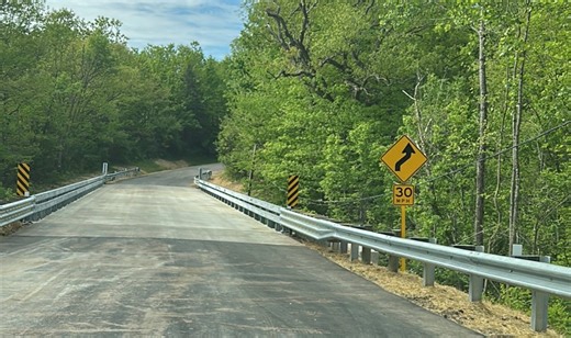 Old Stage Road reopens after 10  years following bridge repair