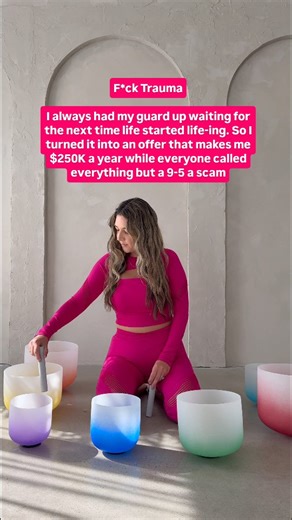 Will the real scam please stand up? Trauma rewires your brain differently so instead of letting it keep me stuck I decided it was going to pay me. Insert the multi-6-figure brand I run today. I stopped trying to block out my past, healed and built around it instead. Every question. Every mistake. Every system I created for myself. I started treating my patterns as data that could assist me. That single shift made a massive impact on what I believed I was capable of. Here are small changes that h