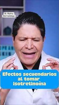 😰Side effects of taking isotretinoin😵‍💫