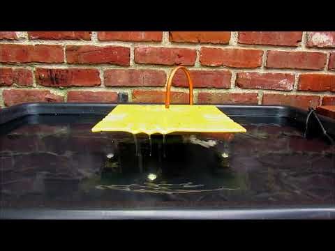 Copper Spout Spill Fountain