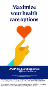 62K views · 76 shares | The coverage you want. The predictable costs you definitely want. Medigap insurance plans help reduce out-of-pocket costs. | AARP Medicare Supplement Insurance Plans from UnitedHealthcare | Facebook