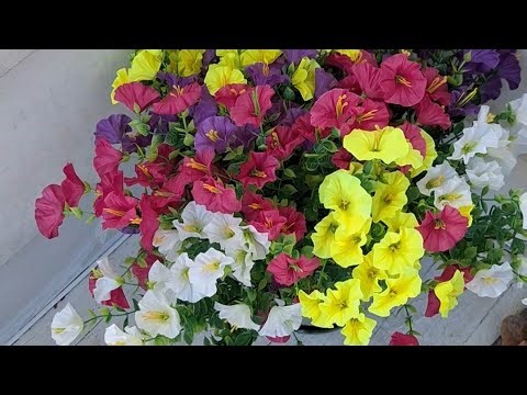 Cekene Outdoor Faux Flowers | UV‑Resistant Morning Glory Mixed Color Review Fade resistant
