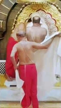 🙏सांई मंगलस्नान🙏ॐ साईराम 🙏राधेश्याम🙏#saibaba #aarti #ytshorts #aajkesaidarshan #shorts #trending #सई