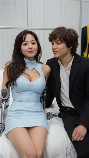 🤖 NOT CUTE ANYMORE… this robot girlfriend is straight-up stealing hearts 😏💙 Close hug, intense eye contact, then that slow kiss – expo chemistry on fire! 🔥 Human feelings or perfectly coded desire? The line is gone… Would you risk falling for an AI like her? Drop your thoughts 👇 LIKE if this gave you butterflies (or chills)! Follow for more steamy robot romance & mind-bending tech moments! 🚀 #RobotGirlfriend #AICouple #RobotKiss #NotCuteAnymore #USA