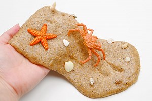 How to Make Sand Slime - Easy DIY Slime with Sand