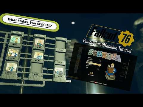 How to Use a Punch Card Machine on Fallout 76 - Full Length Tutorial