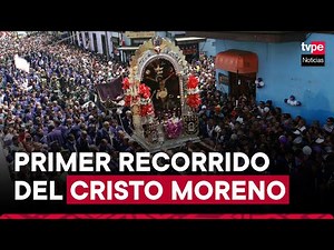 Señor de los Milagros: así fue el primer recorrido del Cristo Morado