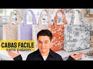 The perfect tote bag for beginners in sewing!