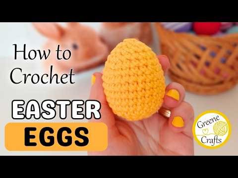 Easy Crochet Easter Eggs | Beginner Tutorial