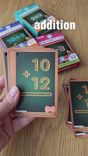Math Flash Cards: 4 Decks, Big Bold Print