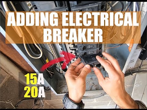 How to add electrical breaker to panel - fix double tapped breaker
