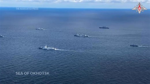 Russia and China hold joint military drills on the Sea of Okhotsk