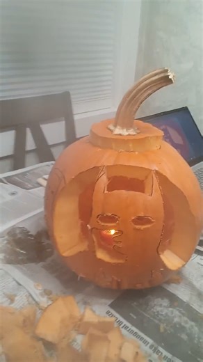 1K views · 441 reactions | My Batman Pumpkin Carving! #halloween2025 #Halloween | MATT BROWN ABP | Facebook