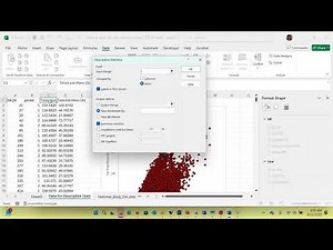 How to compute descriptive statistics in Excel using the Analysis Toolpak