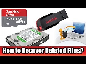 How to Recover Deleted Files from Memory Card Harddisk Pen Drives?