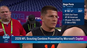 Diego Pavia's 2026 NFL Scouting Combine Workout