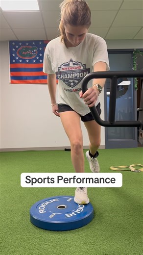 Fusion Sports Performance & Physical Therapy on Instagram: "Rehab doesn’t have to mean pressing pause on performance. At Fusion Performance, athletes can complete physical therapy and sports performance in the same session, under the same roof — with PTs and strength coaches working toward one shared goal. This field hockey athlete is returning from major knee surgery that cost her last season. Now we’re: ✔️ Managing tissue quality ✔️ Building knee stability & strength ✔️ Improving total athleti